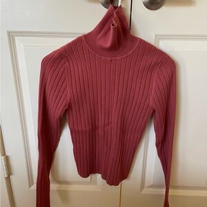 Lulus Ribbed Turtleneck Sweater